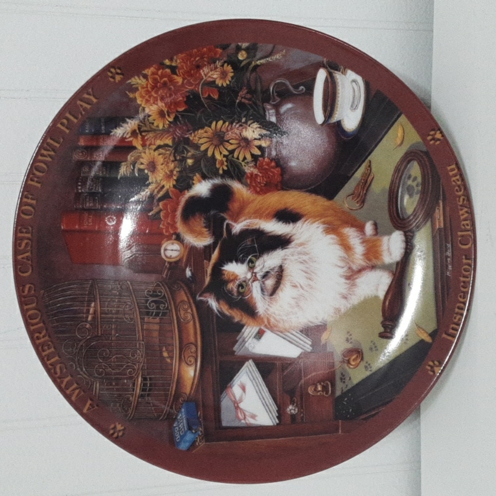 "Inspector Clawseau" limited edition decorative plate by Higgins Bond.